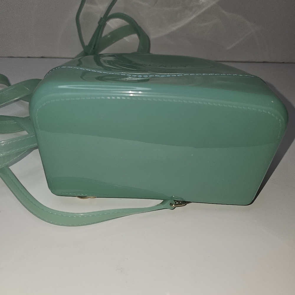 Huda Beauty Mini Backpack Turquoise Mint Green Adjustable Straps - Picture 9 of 11